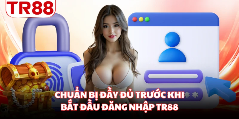 Chuẩn bị đầy đủ trước khi bắt đầu đăng nhập TR88